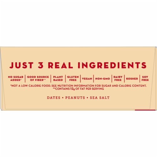 Larabar Peanut Butter Cookie Gluten Free Vegan Fruit & Nut Bars Perspective: top