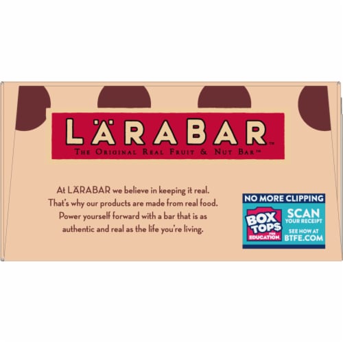 Larabar Chocolate Chip Cookie Dough Gluten Free Fruit & Nut Bar Perspective: top
