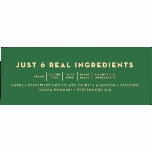 Larabar Mint Chocolate Mini Bars Gluten Free Vegan Fruit & Nut Bars Perspective: top