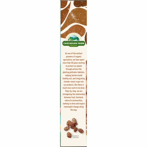 Cascadian Farm Organic Cocoa Crispy Rice Cereal Perspective: top
