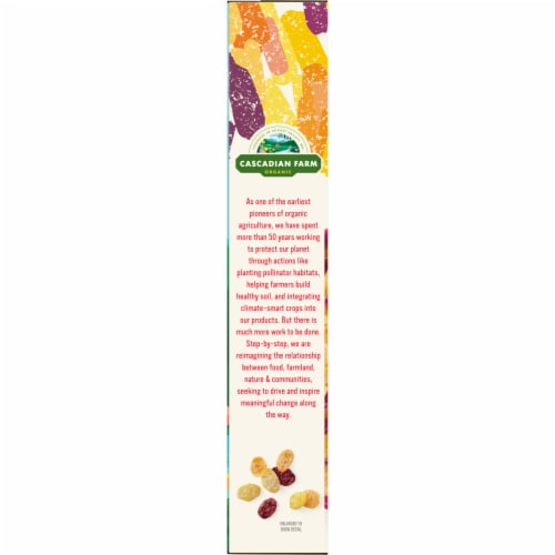 Cascadian Farm Organic Fruity Crispy Rice Cereal Perspective: top