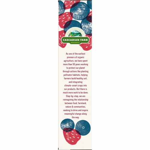Cascadian Farm™ Organic No Added Sugar Mixed Berry Cereal Perspective: top