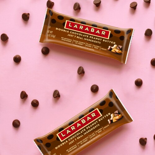 Larabar Double Chocolate Peanut Butter Fruit and Nut Bars Perspective: top