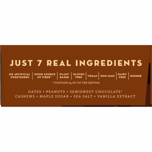 Larabar Chocolate Peanut Caramel Truffle Gluten Free Vegan Bars Perspective: top