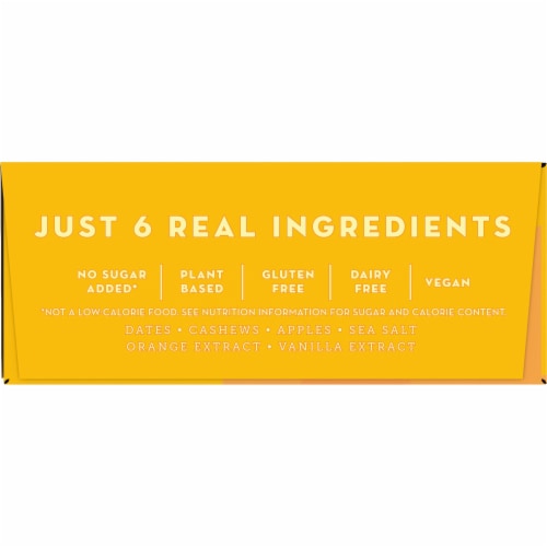 Larabar Gluten Free Vegan Orange Sorbet Mini Fruit & Nut Bars Healthy Snacks Perspective: top
