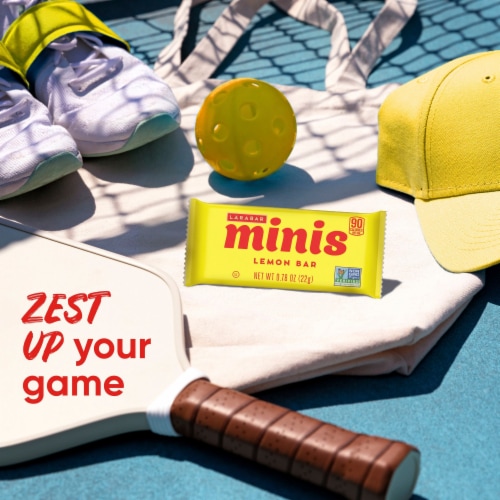 Larabar Minis Lemon Bar Mini Snack Bars Perspective: top