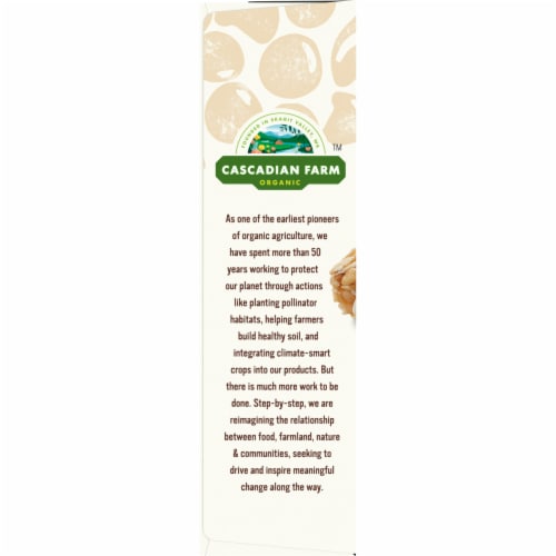Cascadian Farm™ Organic Vanilla Chip Chewy Granola Bars Perspective: top