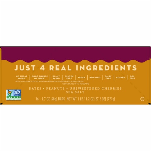 Larabar Peanut Butter & Jelly Fruit and Nut Bars Perspective: top
