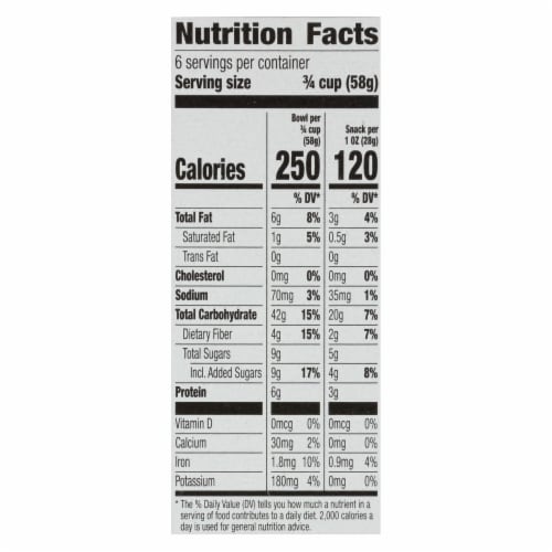 Cascadian Farm Organic Ancient Grains Granola Cereal Perspective: top