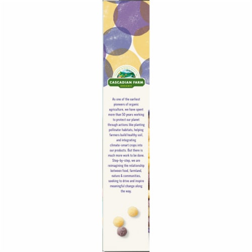 Cascadian Farm™ Organic Gluten Free Berry Vanilla Puffs Cereal Perspective: top
