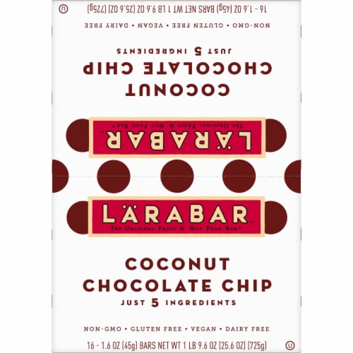 Larabar™ Coconut Chocolate Chip Bars Perspective: top