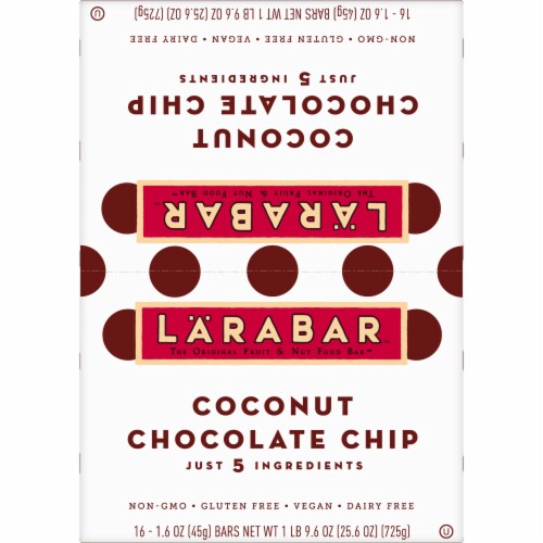 Larabar™ Coconut Chocolate Chip Bars Perspective: top