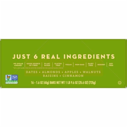 Larabar Gluten Free Vegan - Apple Pie Fruit & Nut Bars Healthy Pantry Snacks Perspective: top