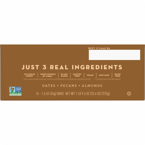 Larabar Gluten Free Vegan - Pecan Pie Fruit & Nut Bars Healthy Pantry Snacks Perspective: top