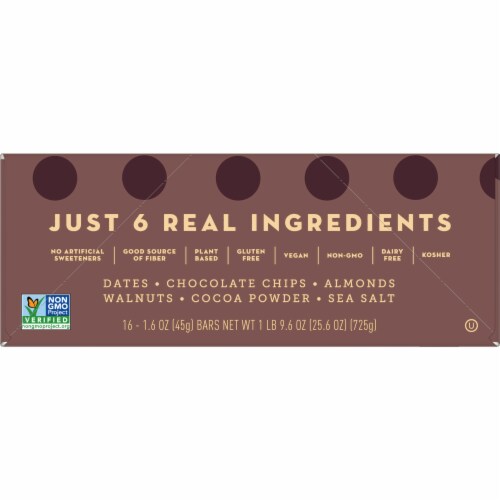 Larabar Chocolate Chip Brownie Fruit & Nut Bars Perspective: top