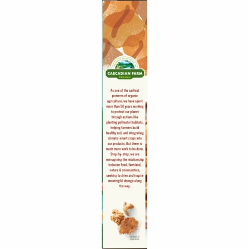 Cascadian Farm Organic Hearty Morning Fiber Cereal Perspective: top