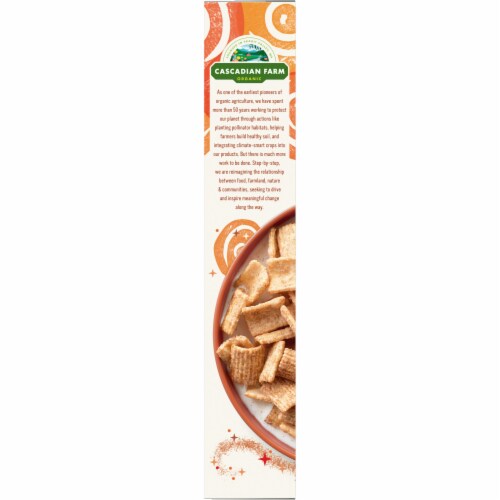 Cascadian Farm Organic Cinnamon Crunch Cereal Perspective: top