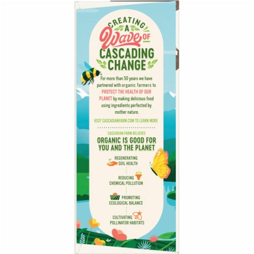 Cascadian Farm™ Organic Whole Grain Chewy Dark Chocolate Chip Granola Bars Value Size Perspective: top