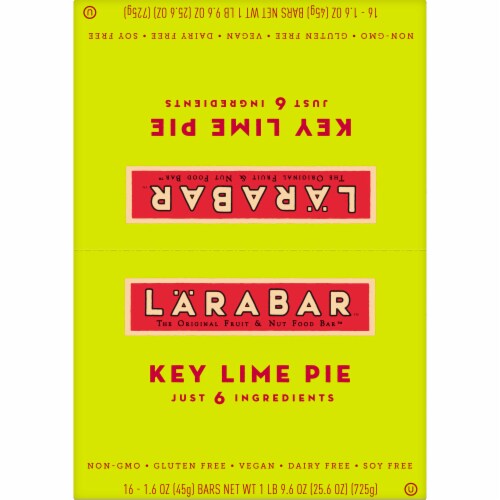 Larabar™ Key Lime Pie Fruit & Nut Bars Perspective: top