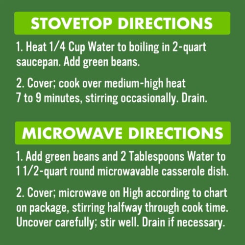 Cascadian Farm™ Organic Cut Green Beans Frozen Vegetables Perspective: top