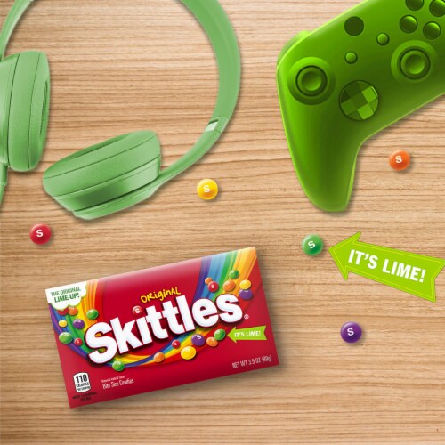 Skittles® Original Chewy Candy Theater Box Perspective: top
