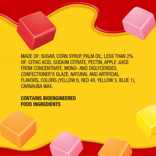 Starburst Minis Original Fruit Chews Chewy Candy Grab N Go Resealable Bags Perspective: top