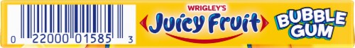 Juicy Fruit® Original Bubble Gum Pack Perspective: top