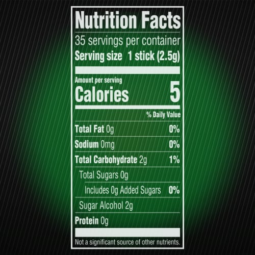 5 GUM Spearmint Rain Sugar Free Chewing Gum Perspective: top