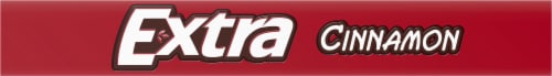 EXTRA Cinnamon Sugar Free Chewing Gum Pack Perspective: top