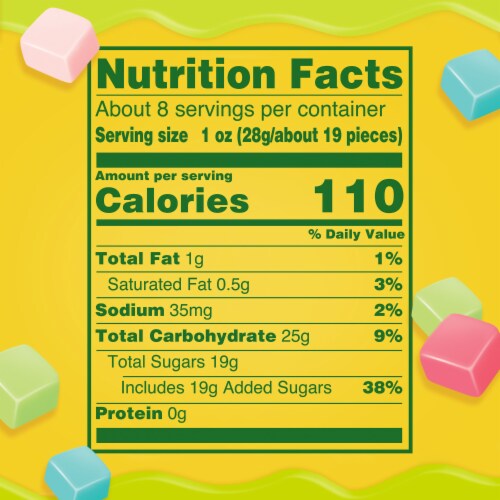 Starburst Minis Sours Candy Fruit Chews Grab N Go Bag Perspective: top