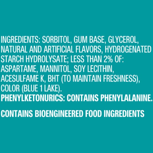 Extra Polar Ice Sugar Free Chewing Gum Bulk Pack Perspective: top