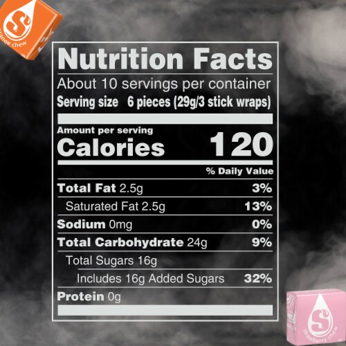 Starburst Original Fruit Chews Fun Size Candy Bag Perspective: top