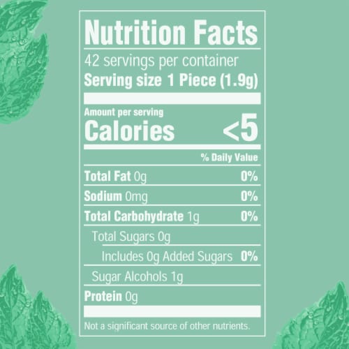 Orbit Sweet Mint Sugar Free Chewing Gum Perspective: top