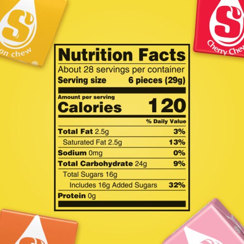 Starburst Original Fruit Chews Summer Candy Family Size Bag Perspective: top