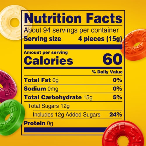 LIFE SAVERS Hard Candy 5 Flavors Party Size Bag Perspective: top