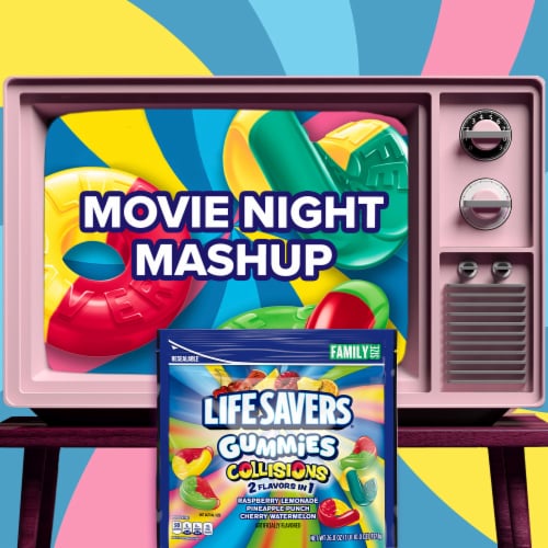 Life Savers® Collisions Gummies Family Size Pouch Perspective: top