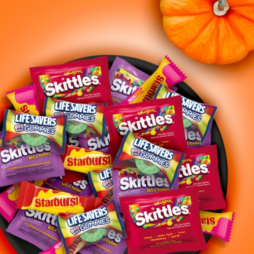 Mars Mixed Sugar Assorted Halloween Candy Perspective: top