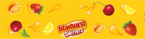 Starburst® Original Swirlers Chewy Candy Sticks Sharing Size Perspective: top