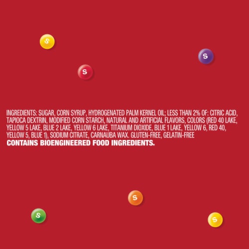 SKITTLES Original Littles Chewy Candy Share Size Mega Tube Perspective: top