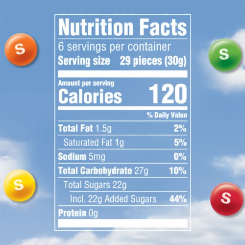 Skittles Original Book of Awesome Chewy Christmas Candy Box Perspective: top