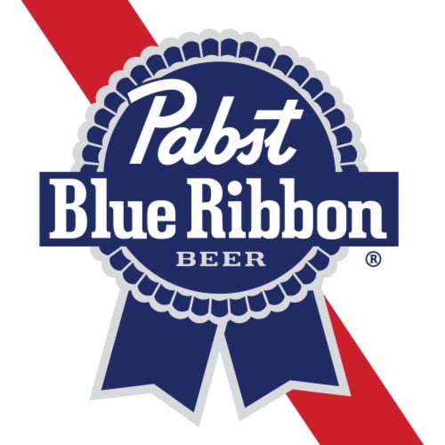 Pabst Blue Ribbon Beer, 4 Pack, 16 fl oz Aluminum Cans, 4.7% ABV, Domestic Lager Perspective: top