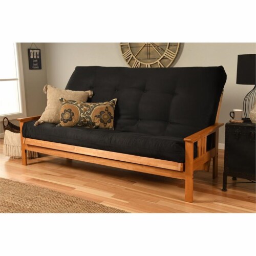 Kodiak Furniture Monterey Futon Frame with Fabric Mattress in
