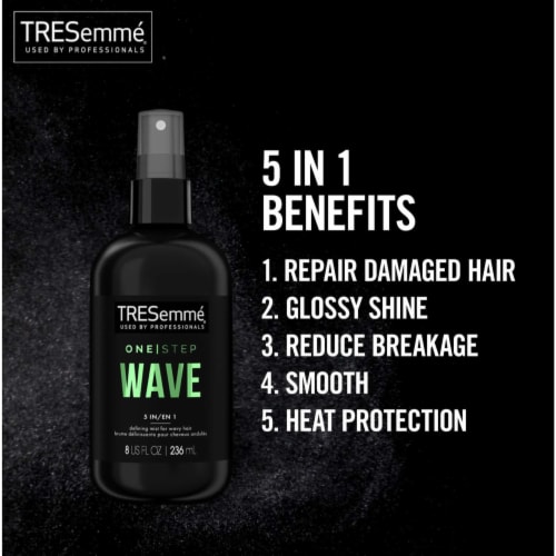 TRESemmé One Step 5-in-1 Wave Defining Mist Leave-In Hair Styling Mist Perspective: top