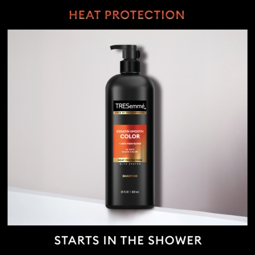 TRESemmé Shampoo for Color-Treated Hair w/ Anti-Fade Technology, Cruelty-Free Keratin, Sulfate-Free Perspective: top