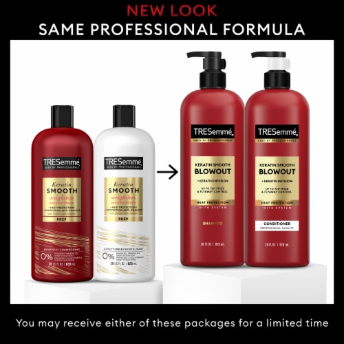 TRESemmé Keratin Smooth Shampoo and Conditioner Perspective: top