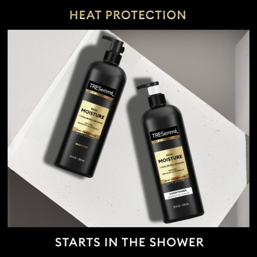TRESemmé Rich Moisture Shampoo and Conditioner Perspective: top