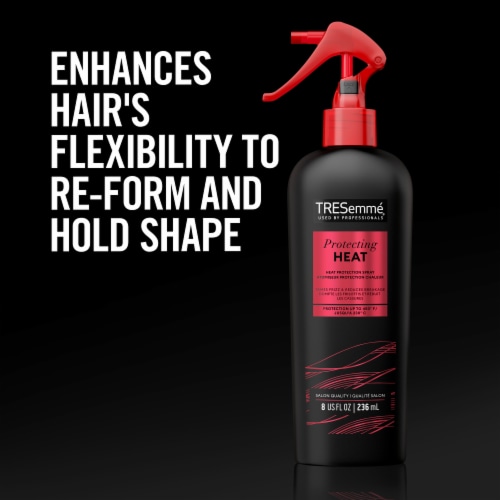 TRESemmé Heat Spray Keratin Smooth for Taming Frizz & Reducing Breakage, with Protection up to 450° Perspective: top