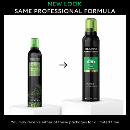 TRESemmé Flawless Curls Nourishing Mousse Perspective: top