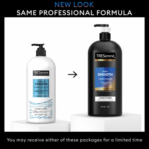 TRESemmé Silky & Smooth Anti-Frizz Conditioner with Pump Perspective: top