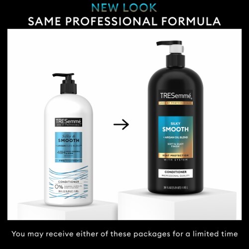 TRESemmé Silky & Smooth Anti-Frizz Conditioner with Pump Perspective: top